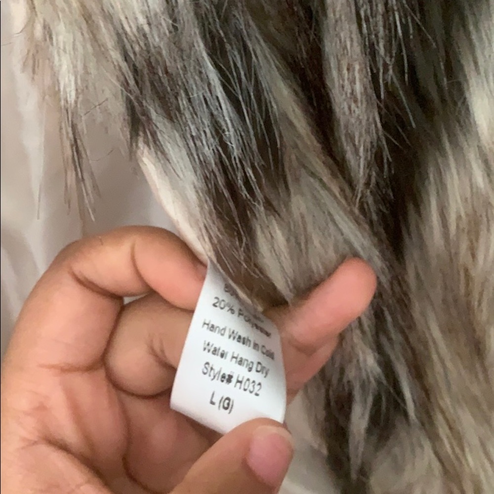 Multi colored fur jacket - Picture 2 of 4